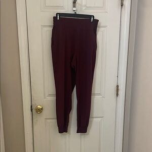 Lululemon Athletica sunset Maroon Joggers